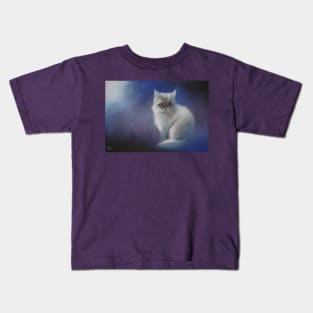 White Kitten Kids T-Shirt